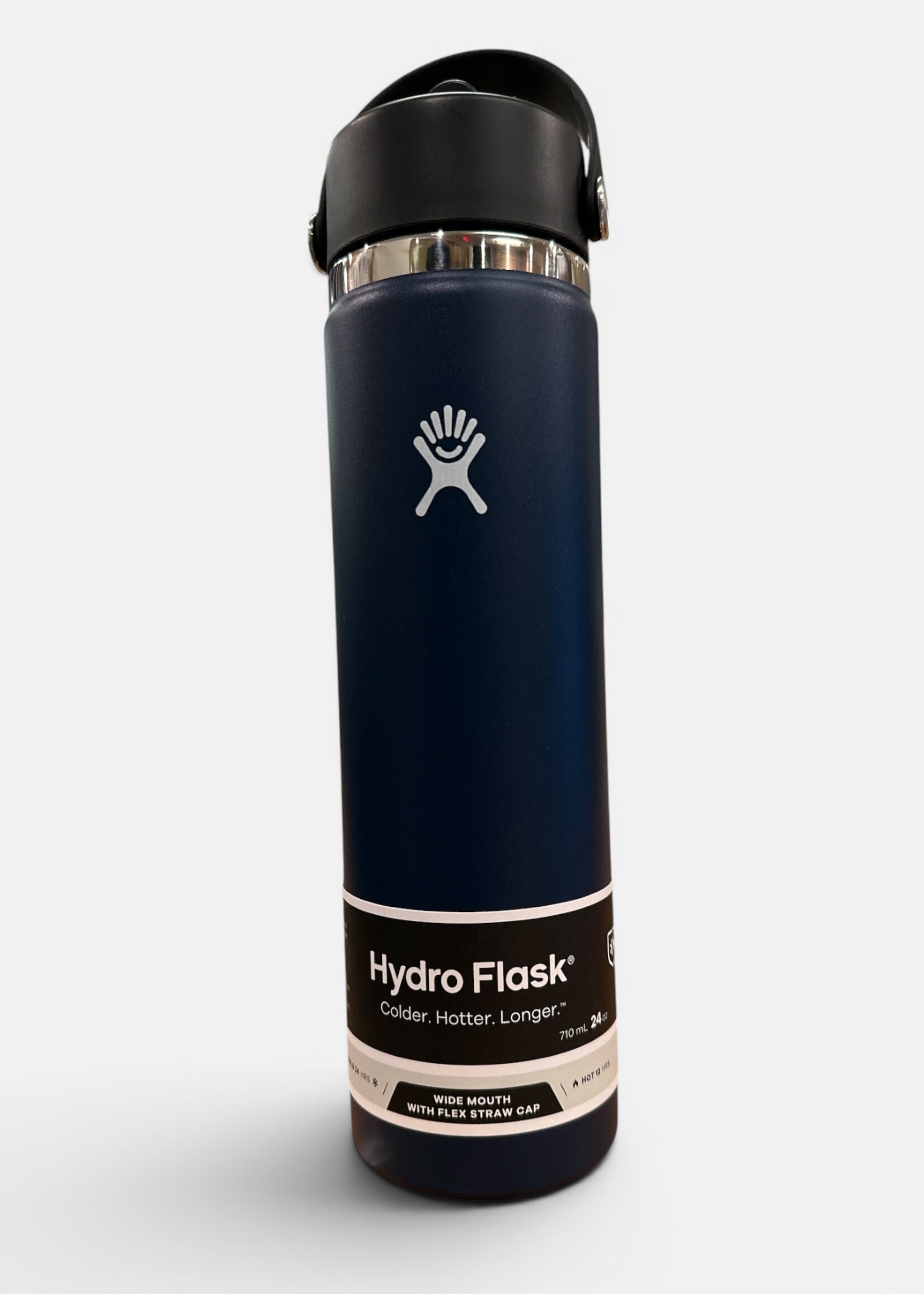 Hydro Flask 24oz Indigo Wide Mth w Flex Straw Cap