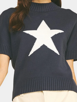 PINCH PINCH SS STAR SWEATER