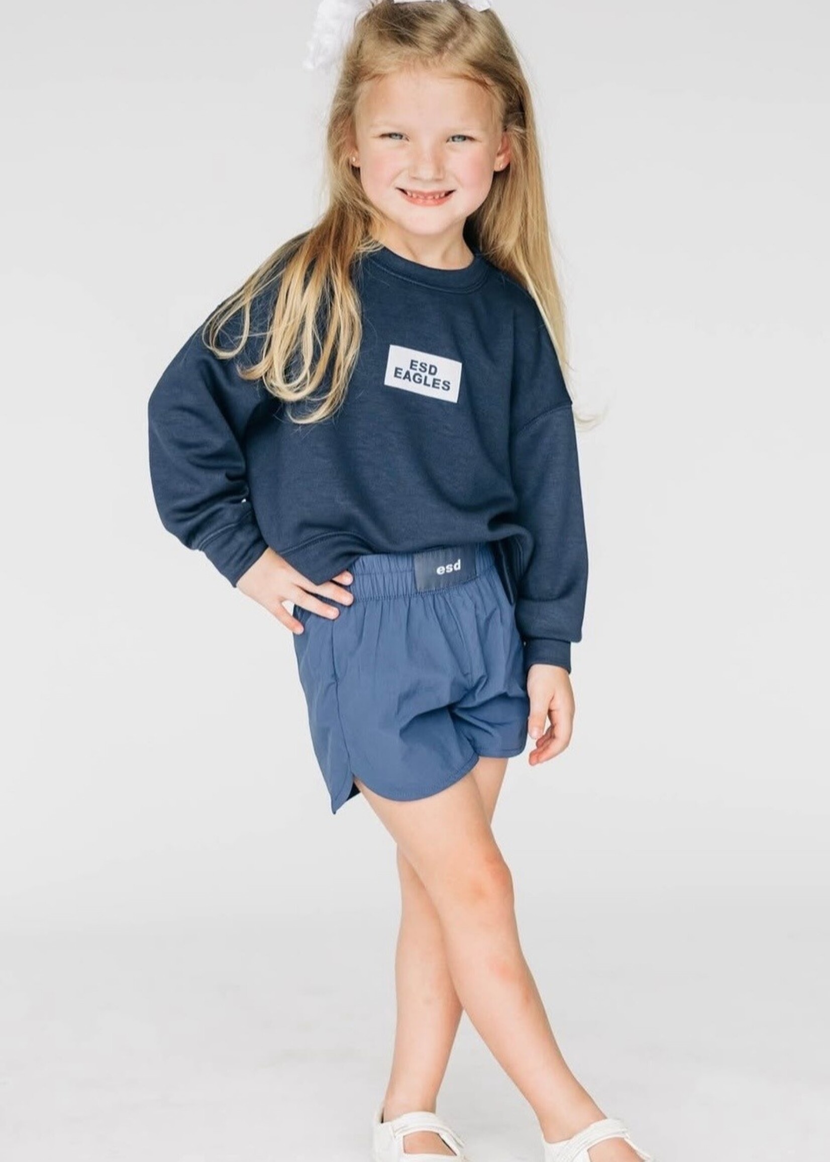 SG Youth Navy Crewneck