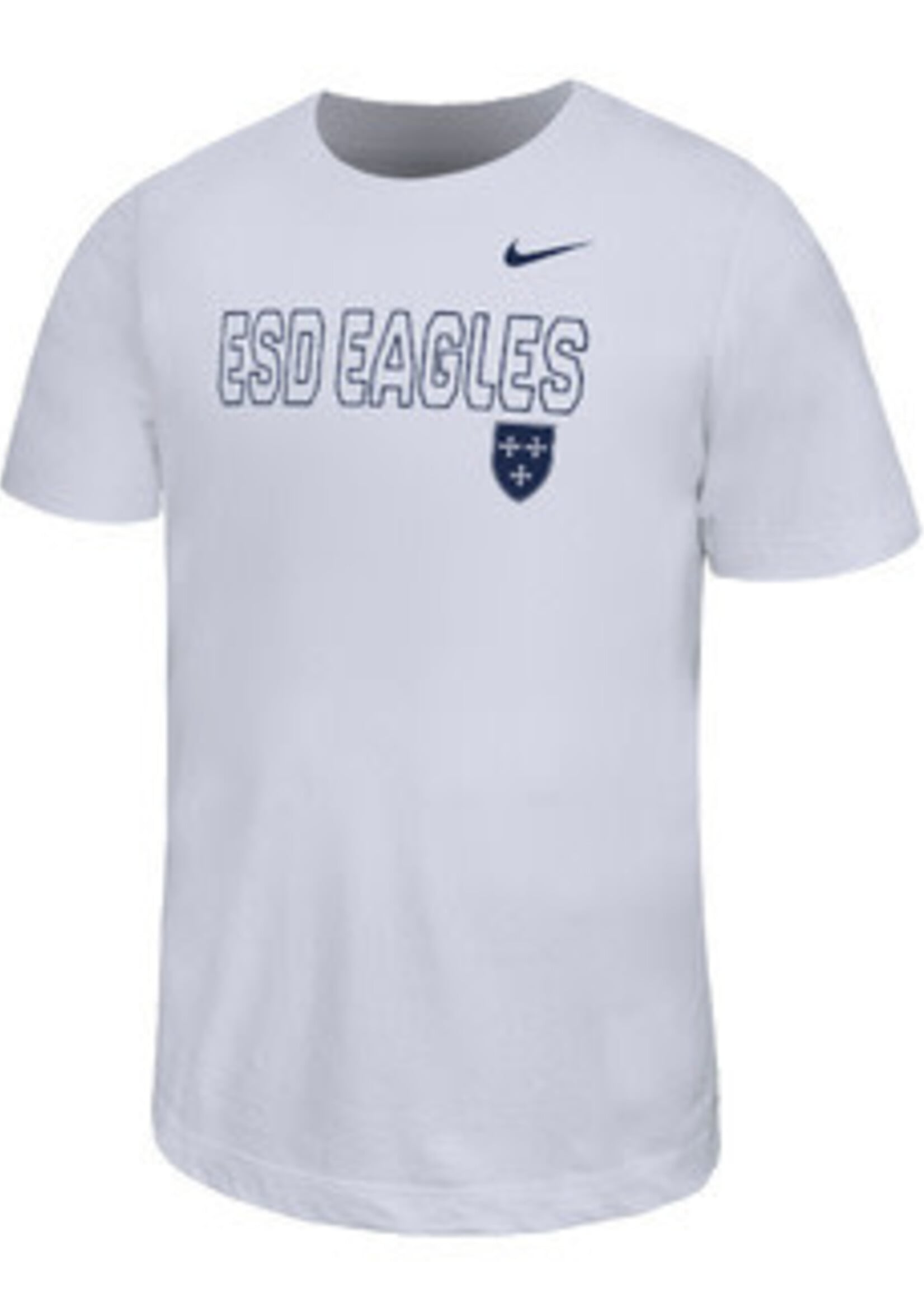 Nike NIKE Legend White with Outline ESD EAGLES  and Offset Shield