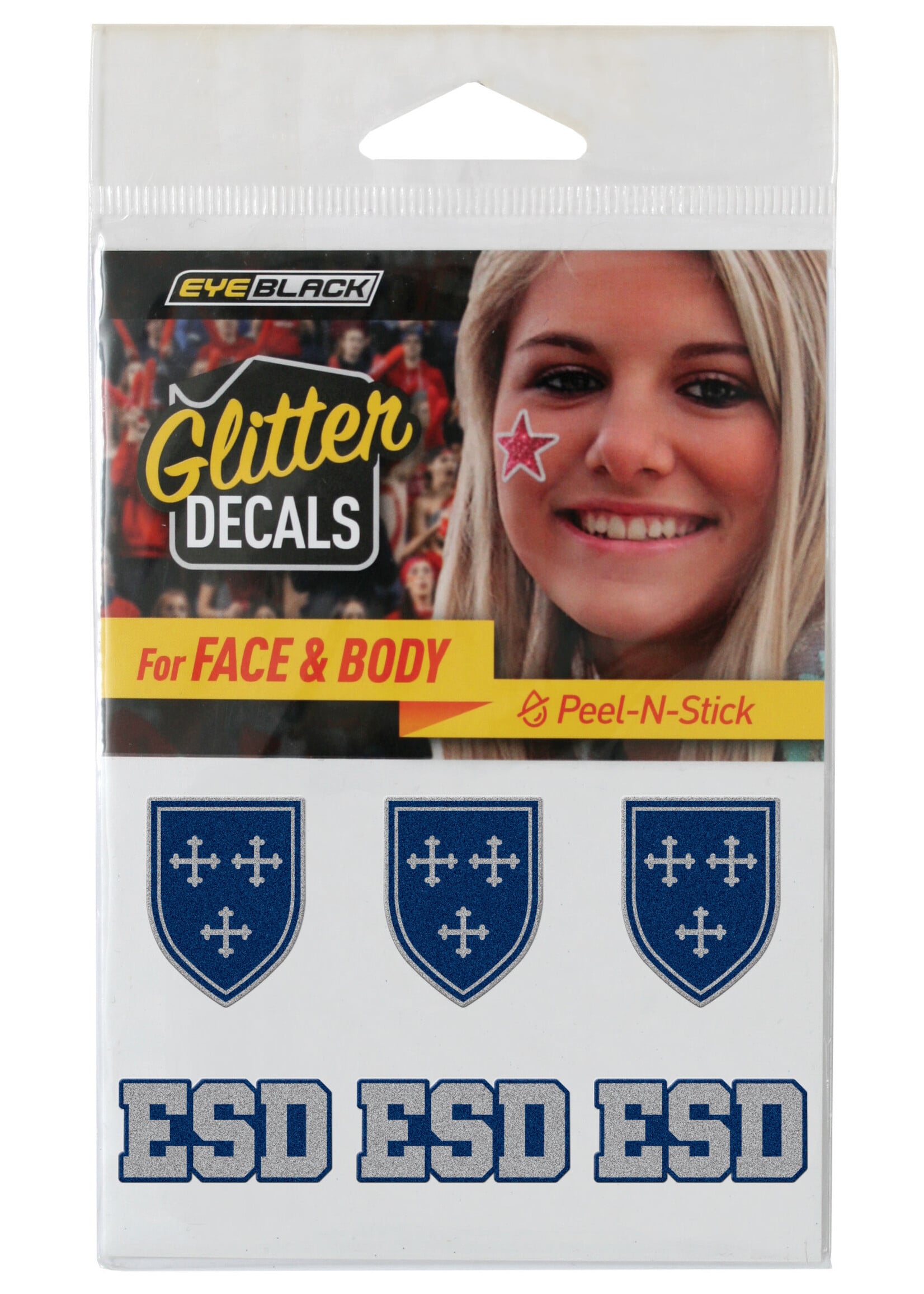 Glitter Face and Body Decals