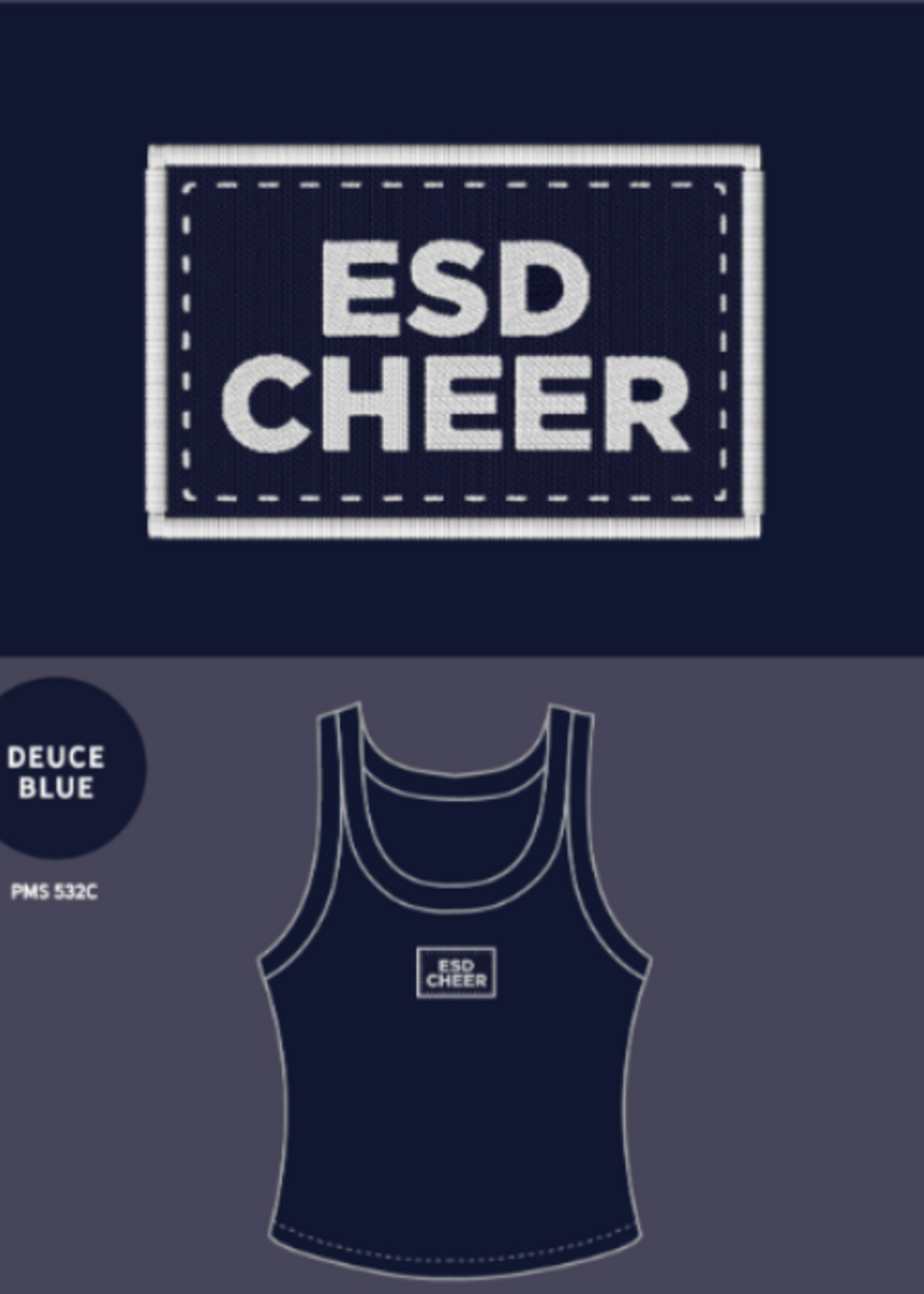 2026 ESD CHEER Tank Top