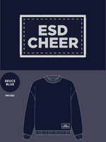 2026 ESD CHEER Oversized Crewneck Sweatshirt