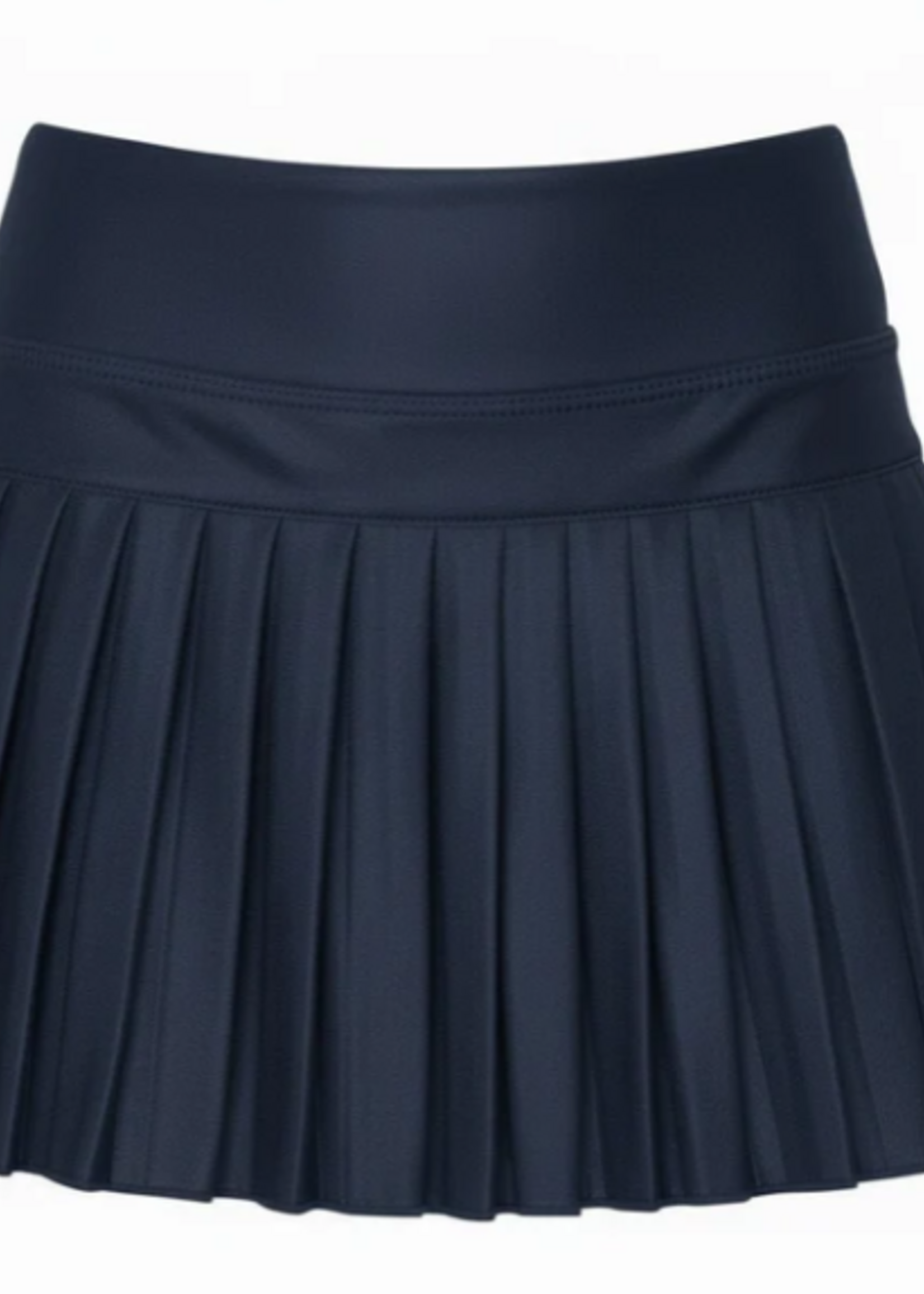 Azarhia Navy Shimmer Pleated Skort
