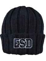 Logofit Watchman Chunky Cable Knit Cap Navy