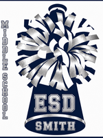 2026 Middle School Cheer Yard Sign