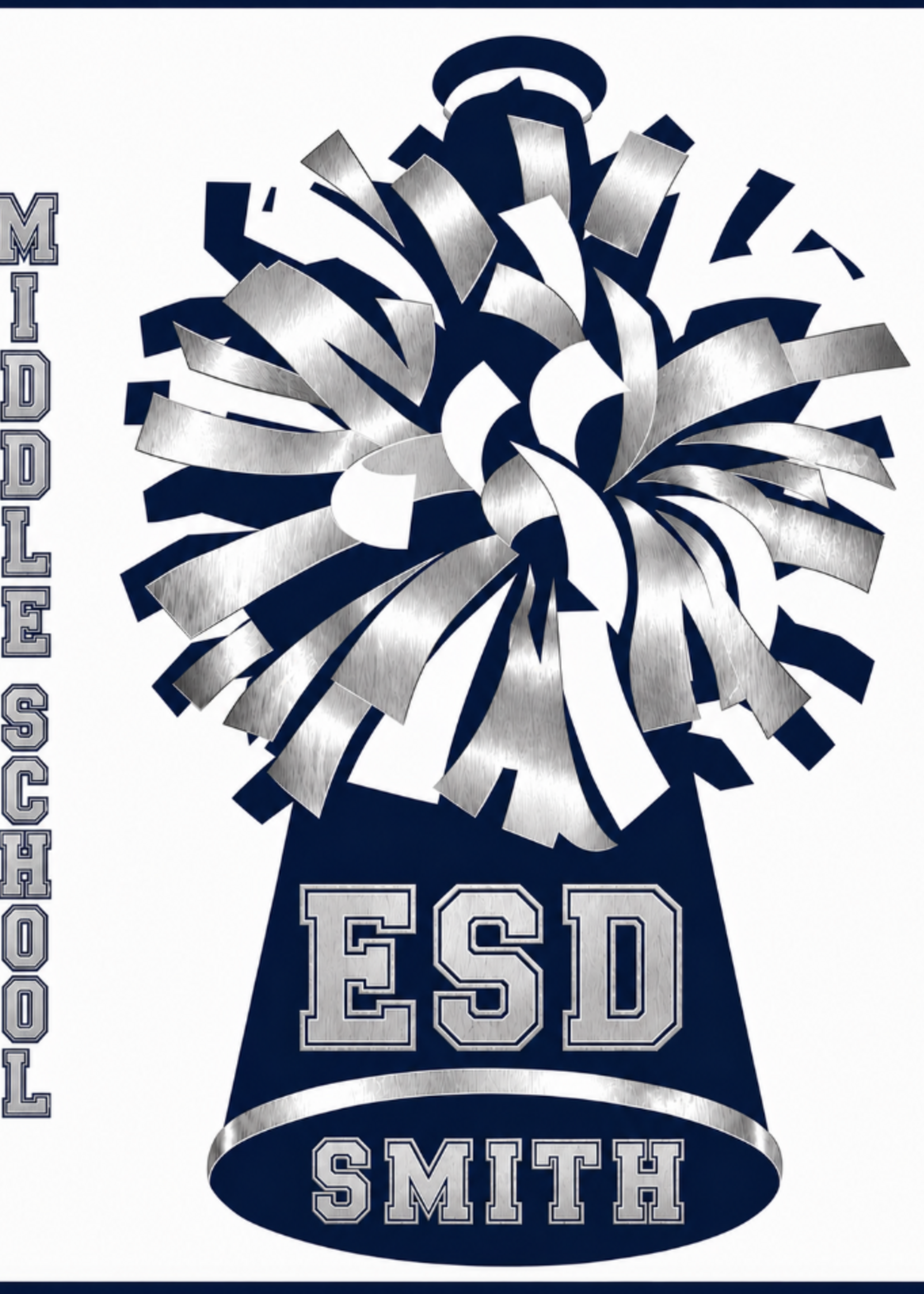 2026 Middle School Cheer Yard Sign