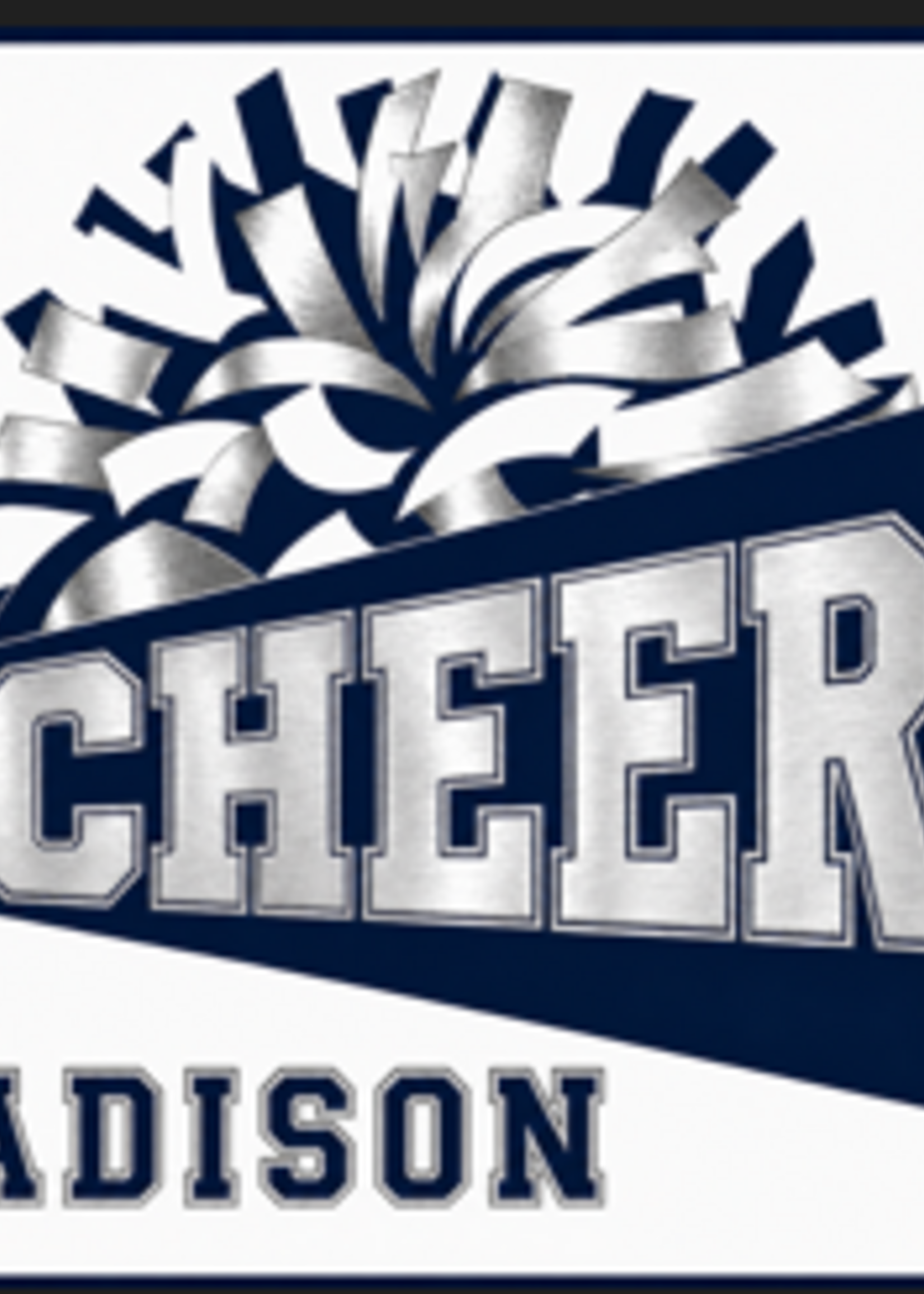 2026 Varsity/JV Cheer Yard Sign
