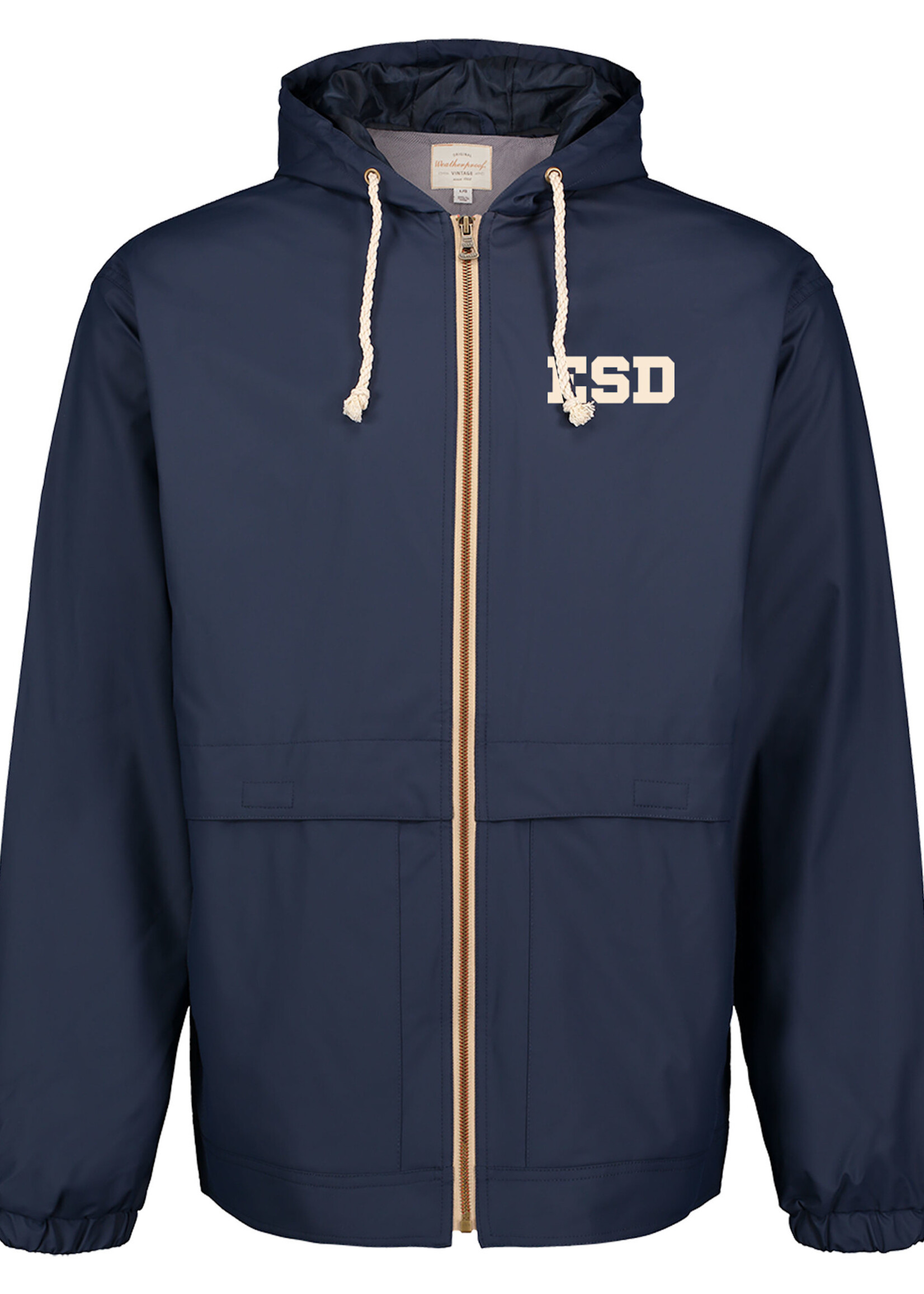 MV Sport MV Sport WP VINTAGE HOOD RAIN JACKET NAVY