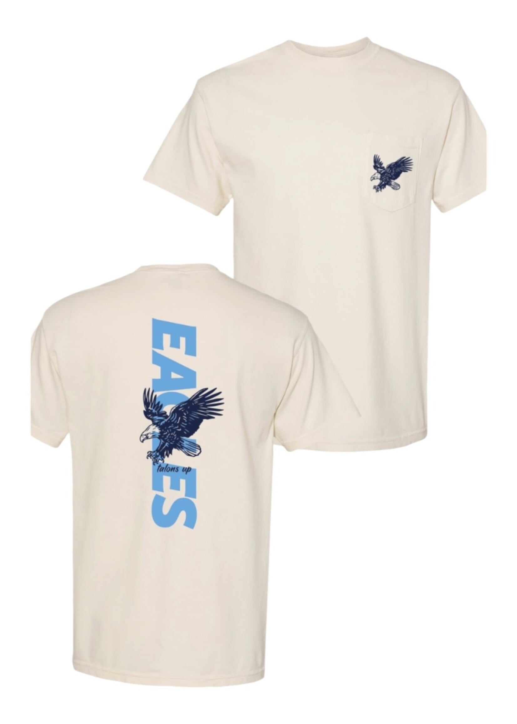 EN IVORY T-SHIRT EAGLE TALONS