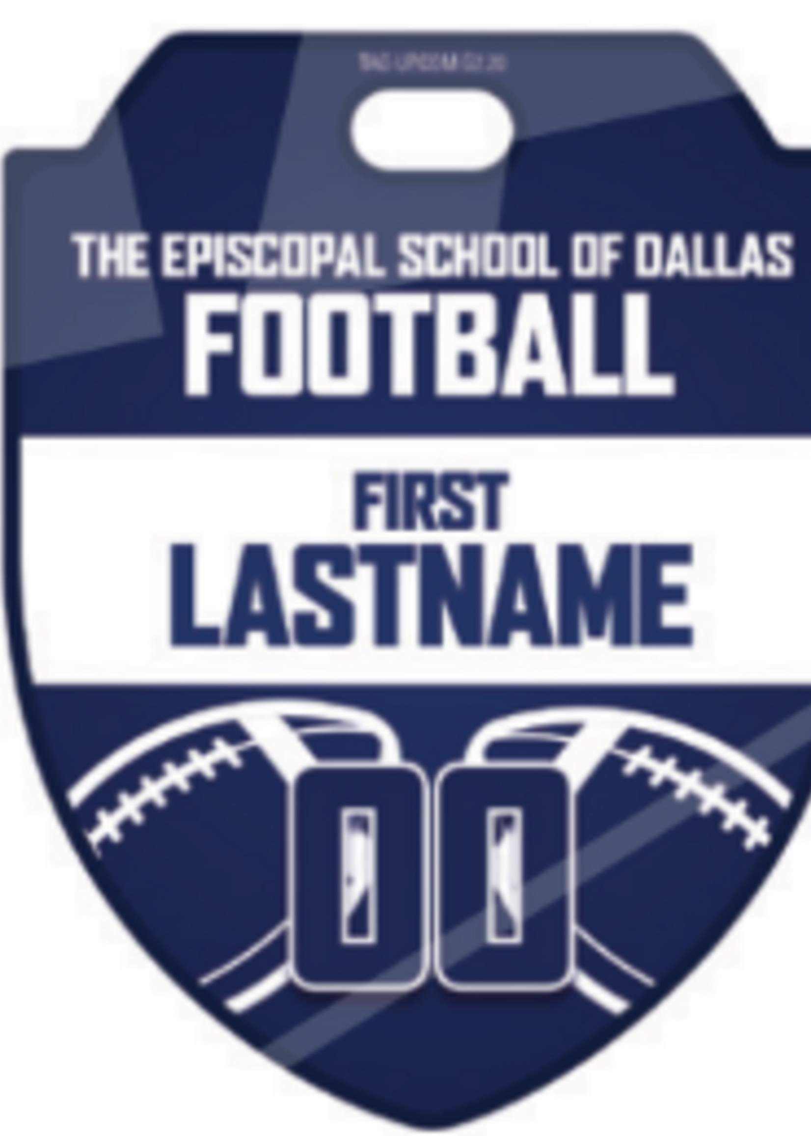 2026 FOOTBALL Custom Bag Tag
