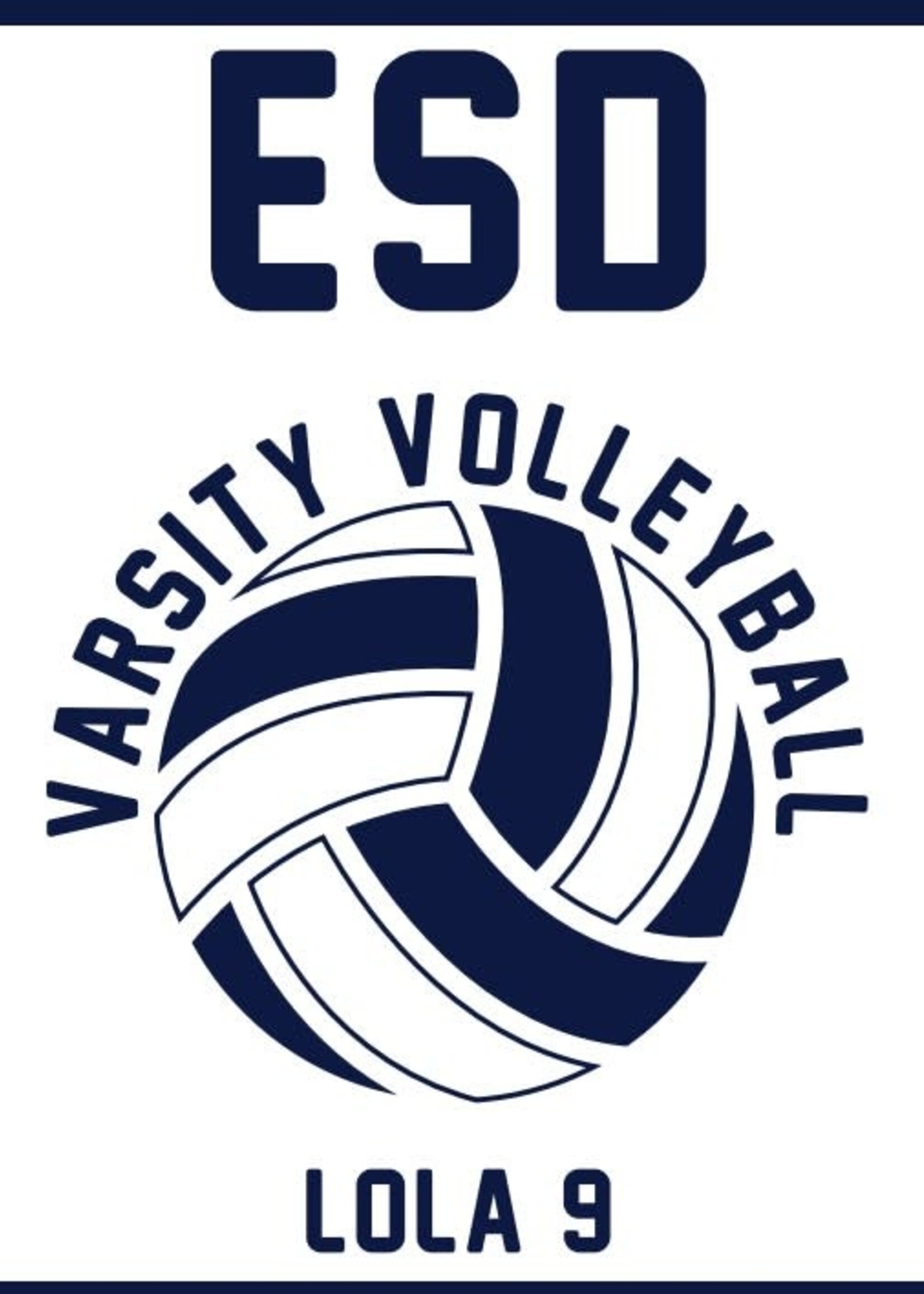 2026 Volleyball Custom Yard Sign