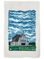 Neil Enterprises JP All Saints Chapel 100% Organic Cotton Tea Towel