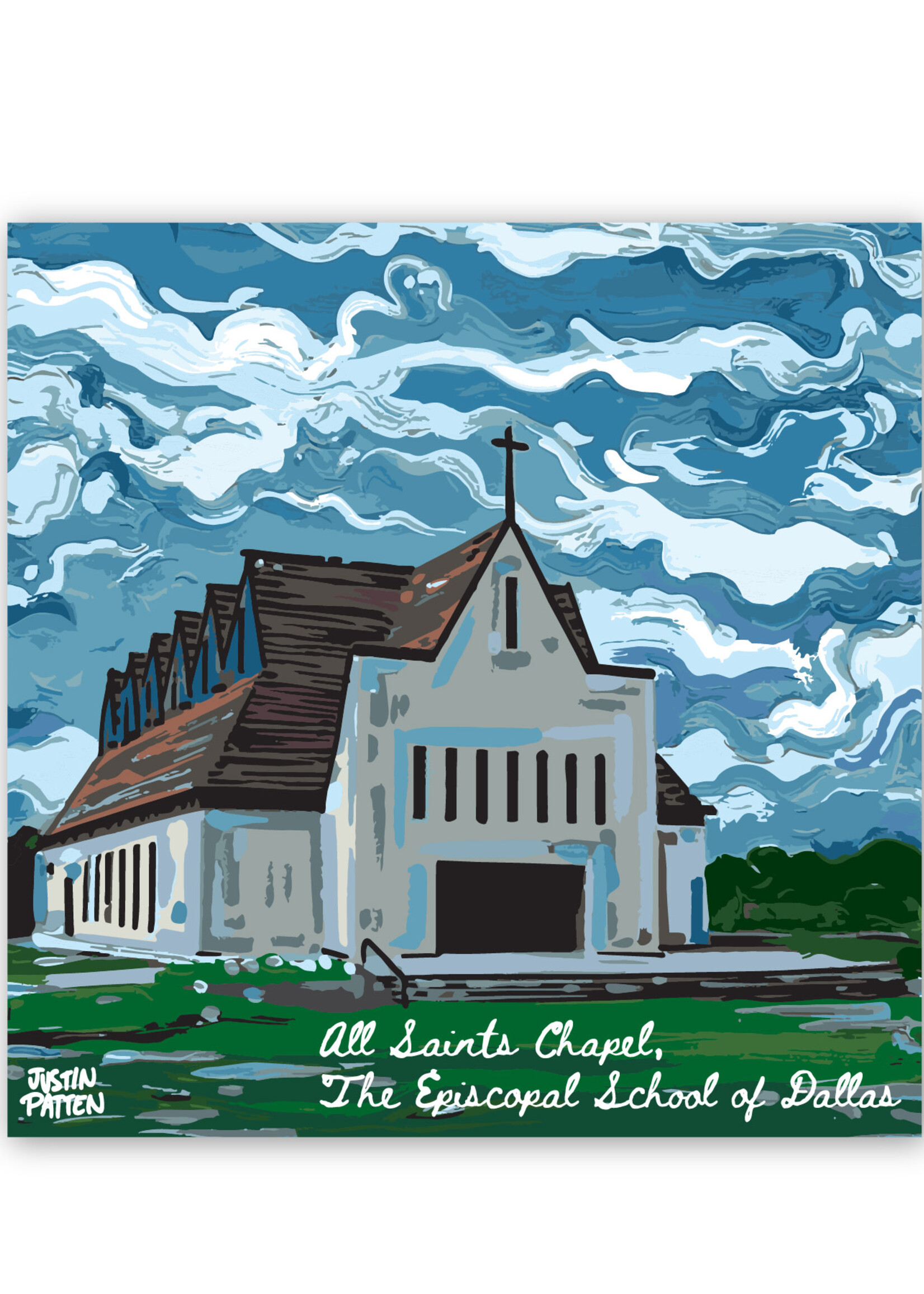 Neil Enterprises Neil Enterprises JP All Saints Chapel Wood Magnet