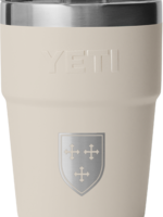 YETI Rambler 16oz Tumbler Cape Taupe with Shield