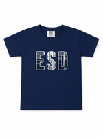 ESD Plaid Navy Tee