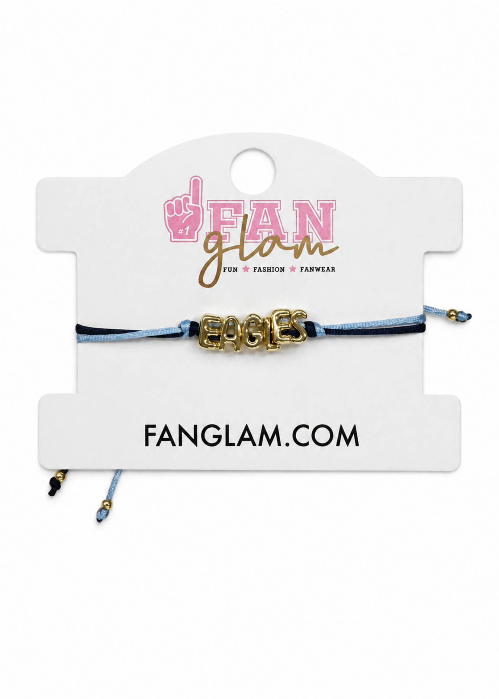 FAN GLAM Cinch Tie Bracelet EAGLES