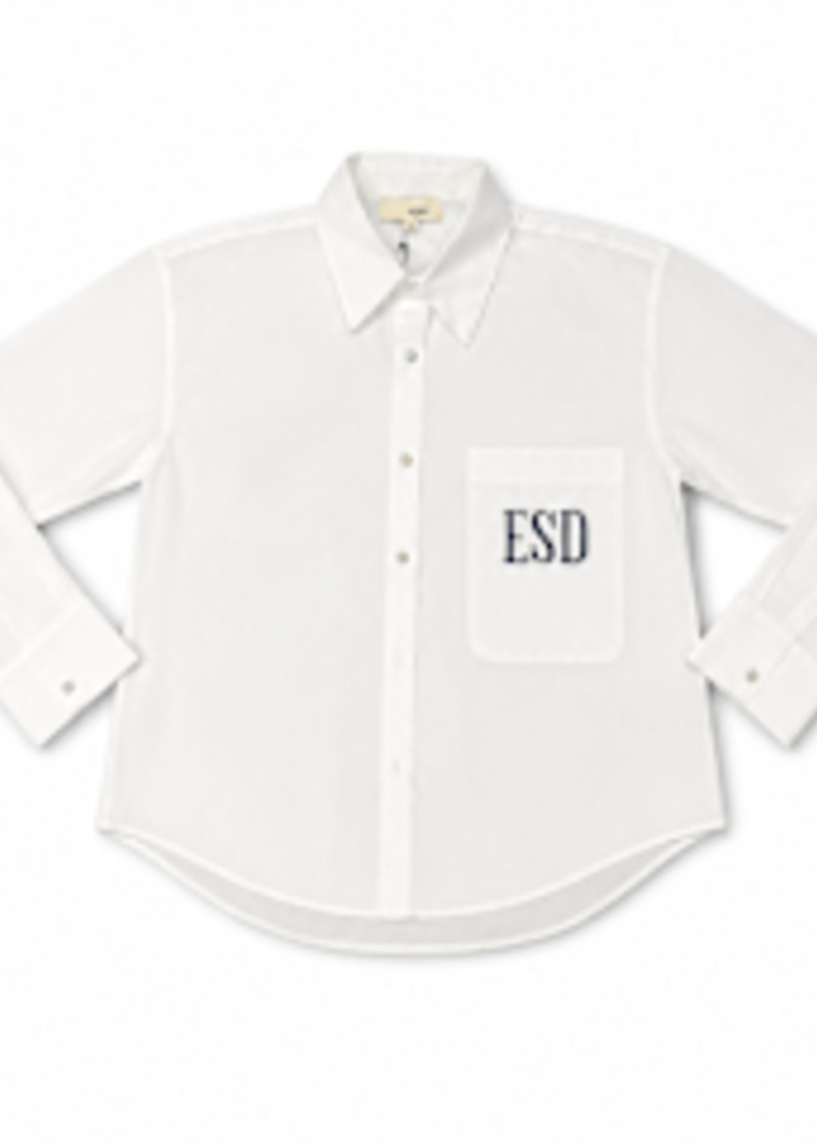 PINCH White Button Down Blouse with ESD