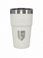 YETI Rambler 16oz Tumbler Cape Taupe with Shield