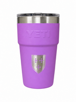 YETI Rambler 16oz Tumbler Desert Bloom with Shield
