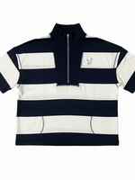 RM COTTON STRIPE 1/4 ZIP