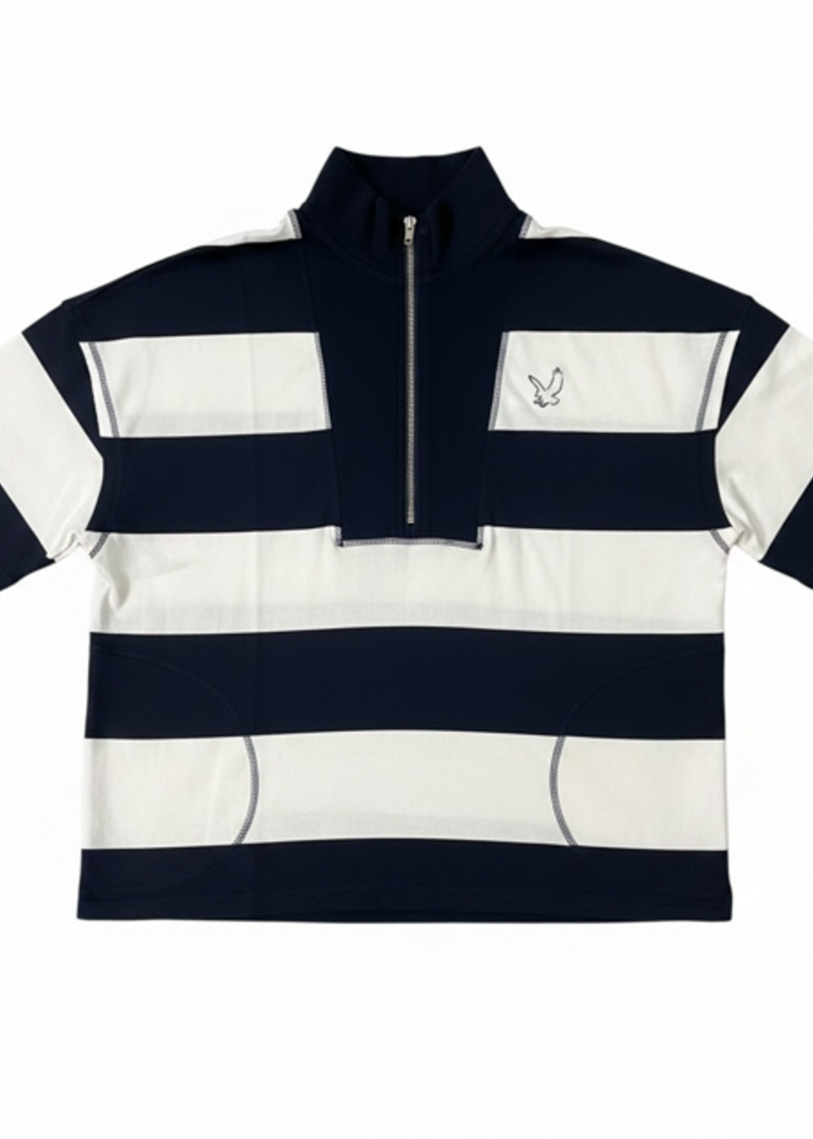 RM COTTON STRIPE 1/4 ZIP