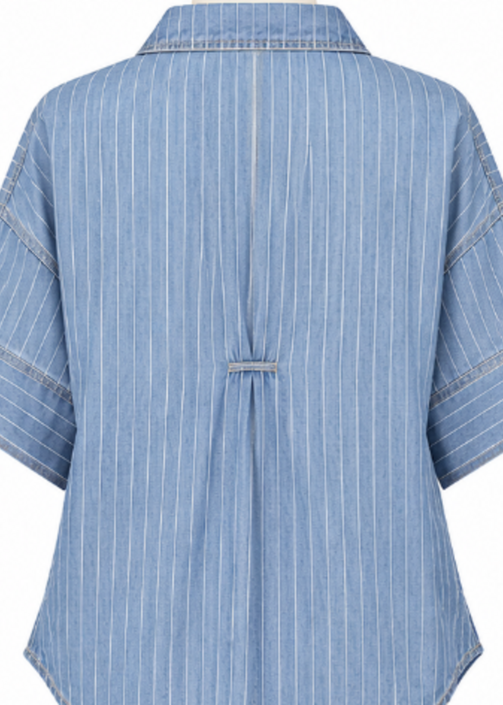 EE SOME STRIPED 3/4 SLEEVE BLOUSE EAGLES