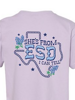 SHES FROM ESD YOUTH TEE