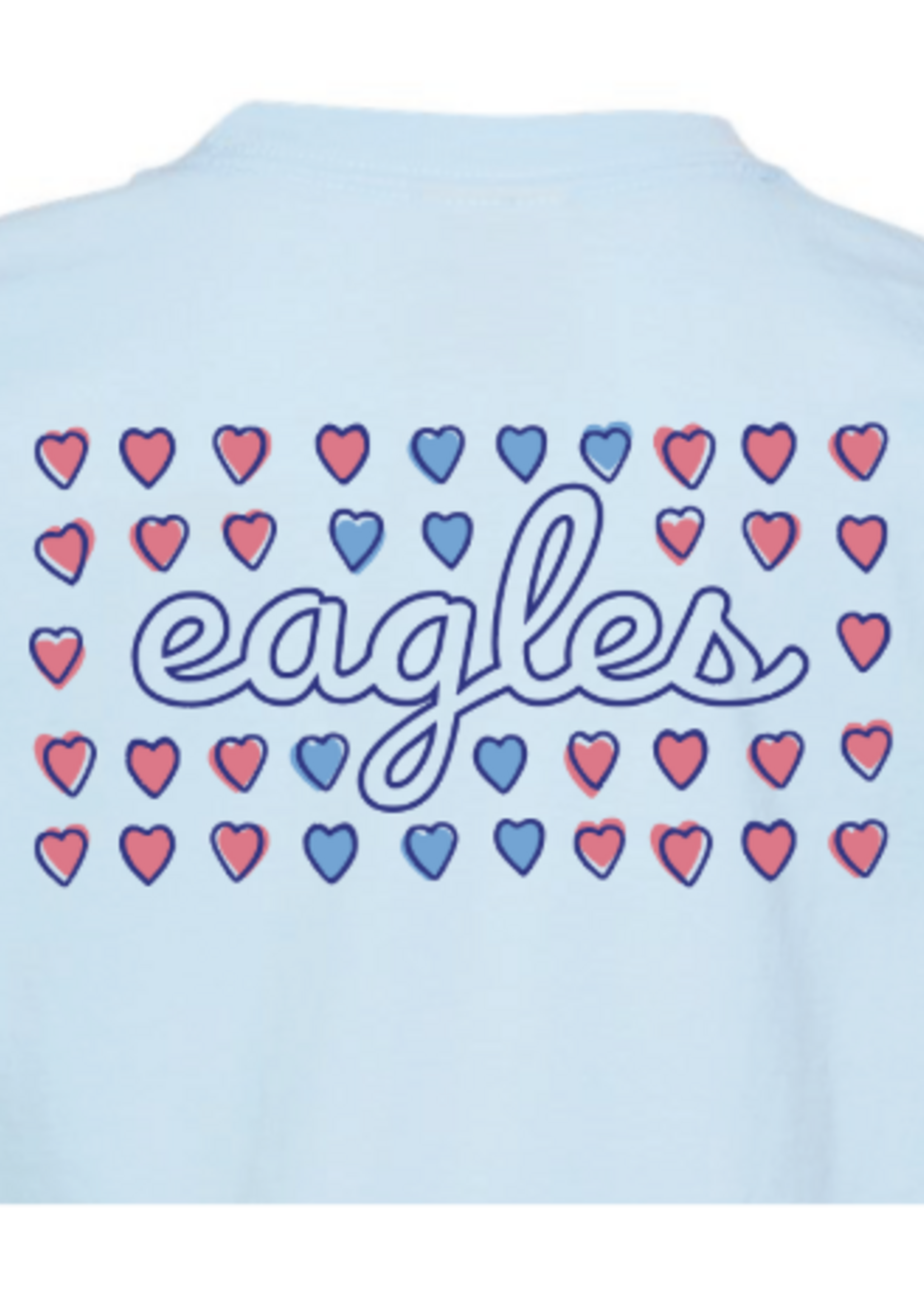 CHAMBRAY EAGLES HEARTS YOUTH TEE