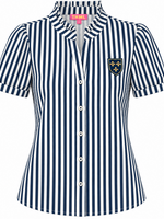 THML NV/WH Striped Blouse Color Shield