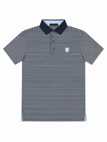 Greyson Aurora Polo Navy White Stripe