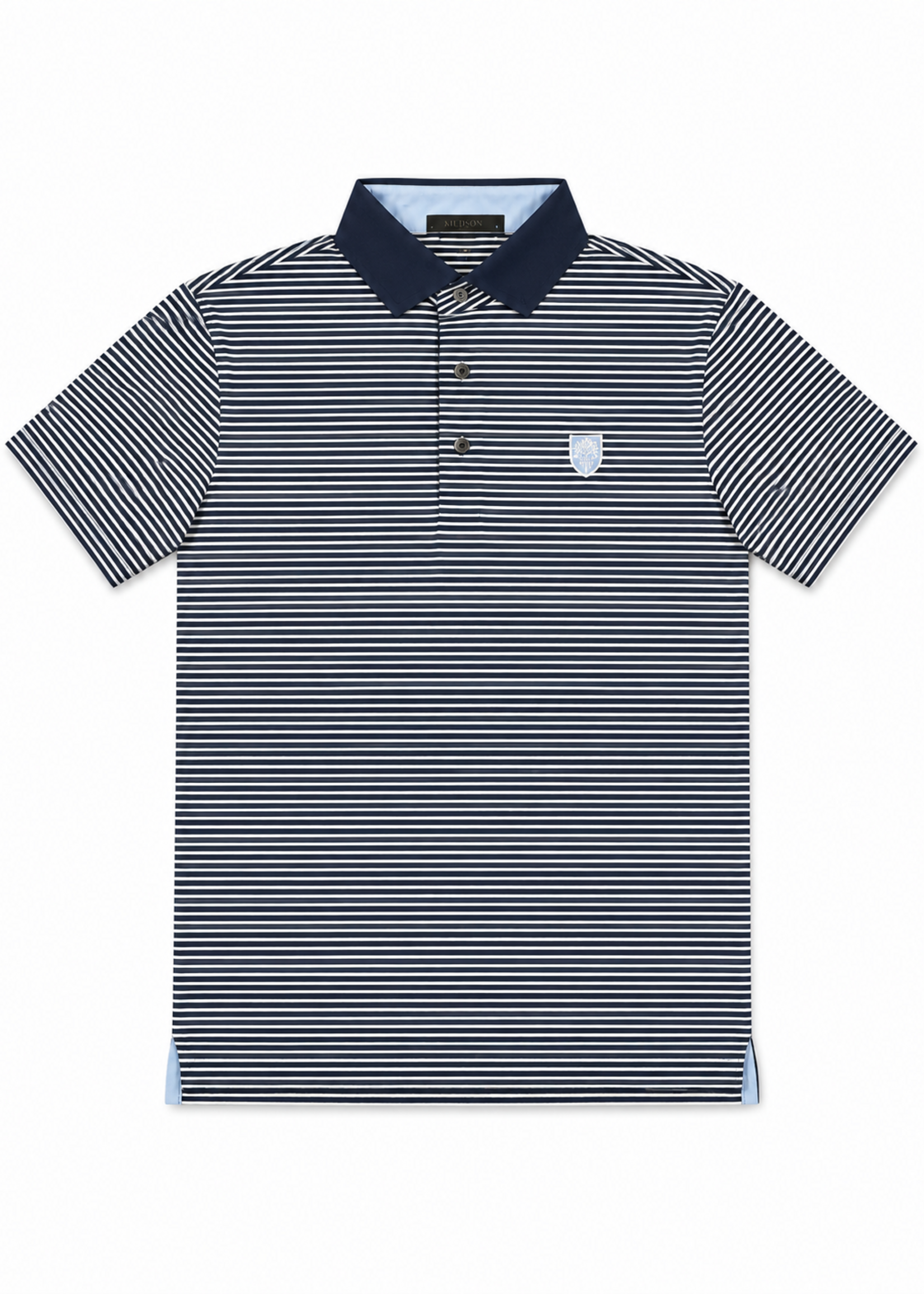 Greyson Aurora Polo Navy White Stripe