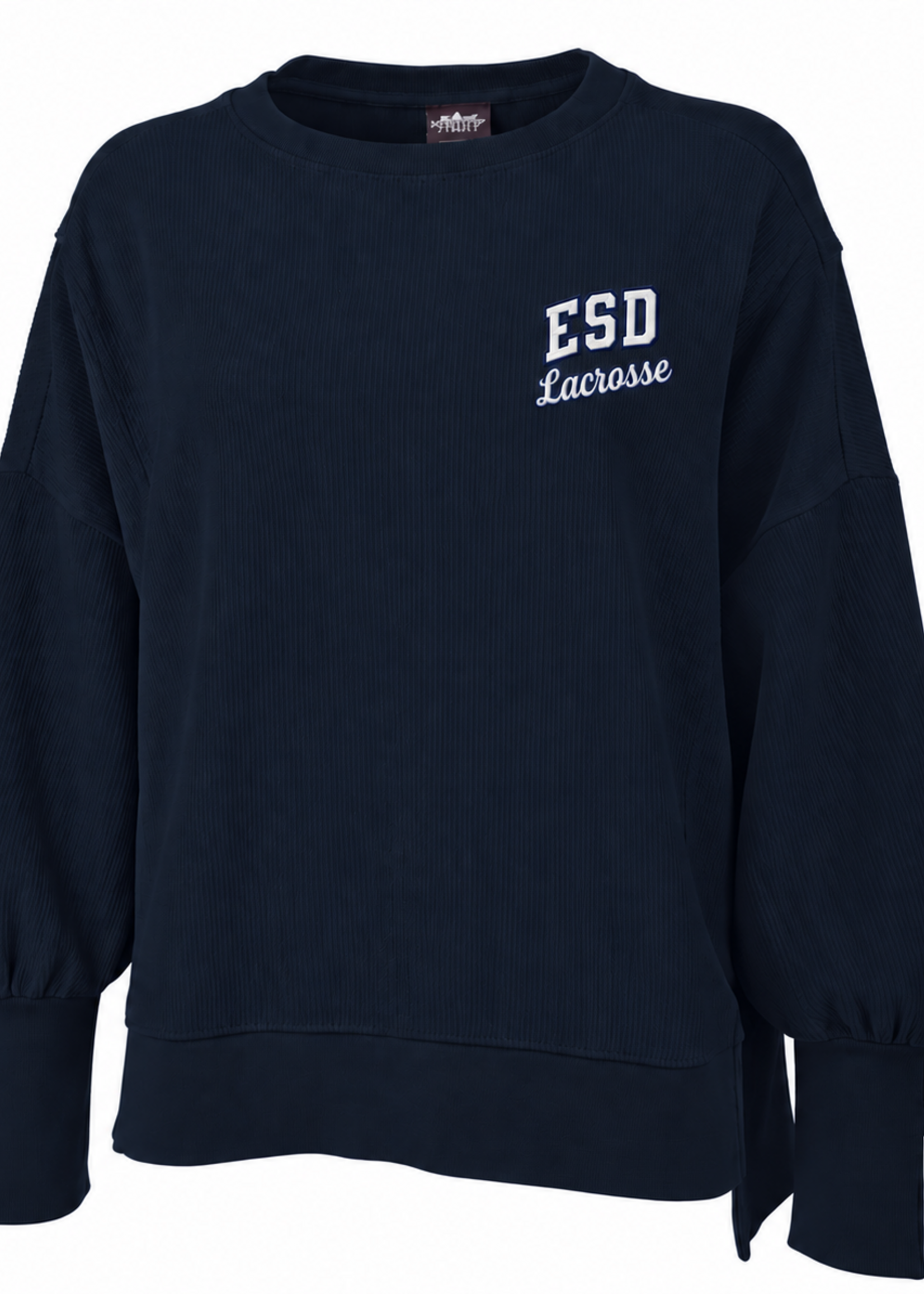 2026 LAX WOMEN'S RIBBED NAVY SWEATSHIRT