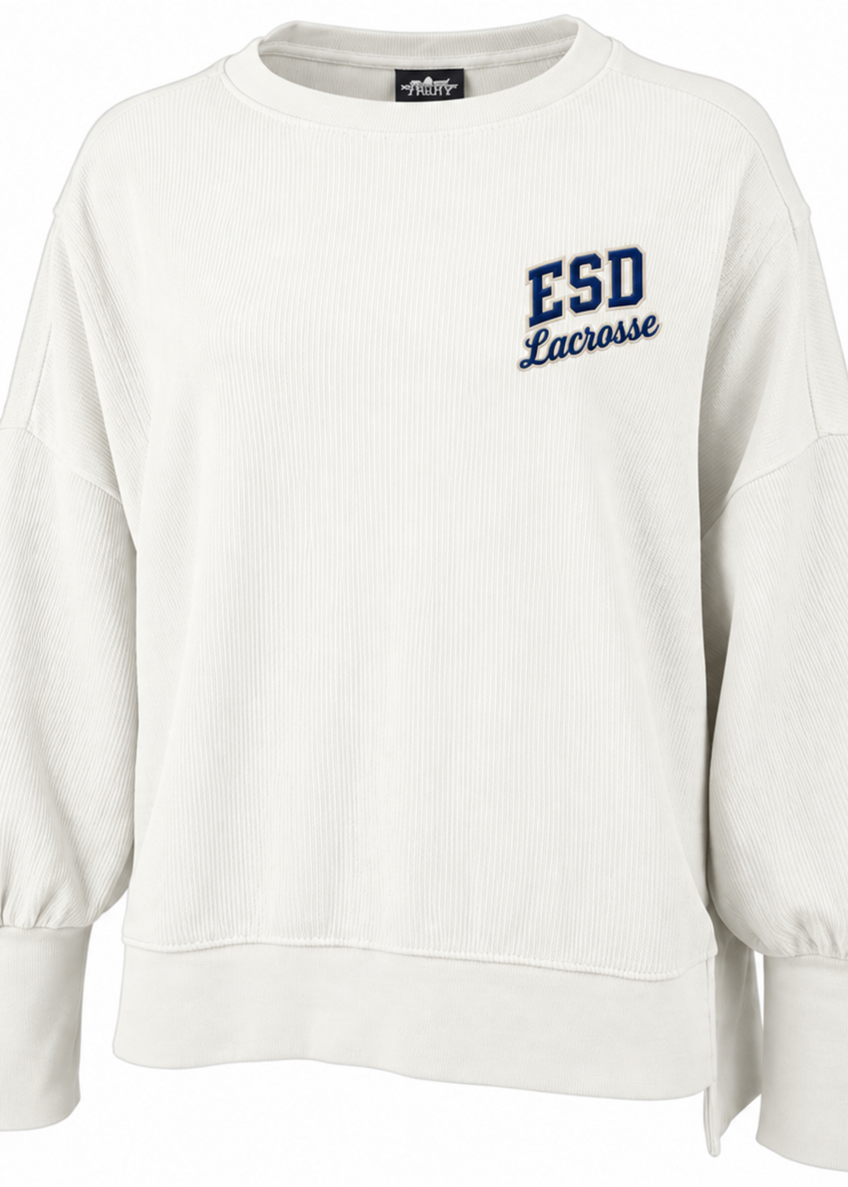 2026 LAX WOMEN'S RIBBED OFF-WHITE SWEATSHIRT