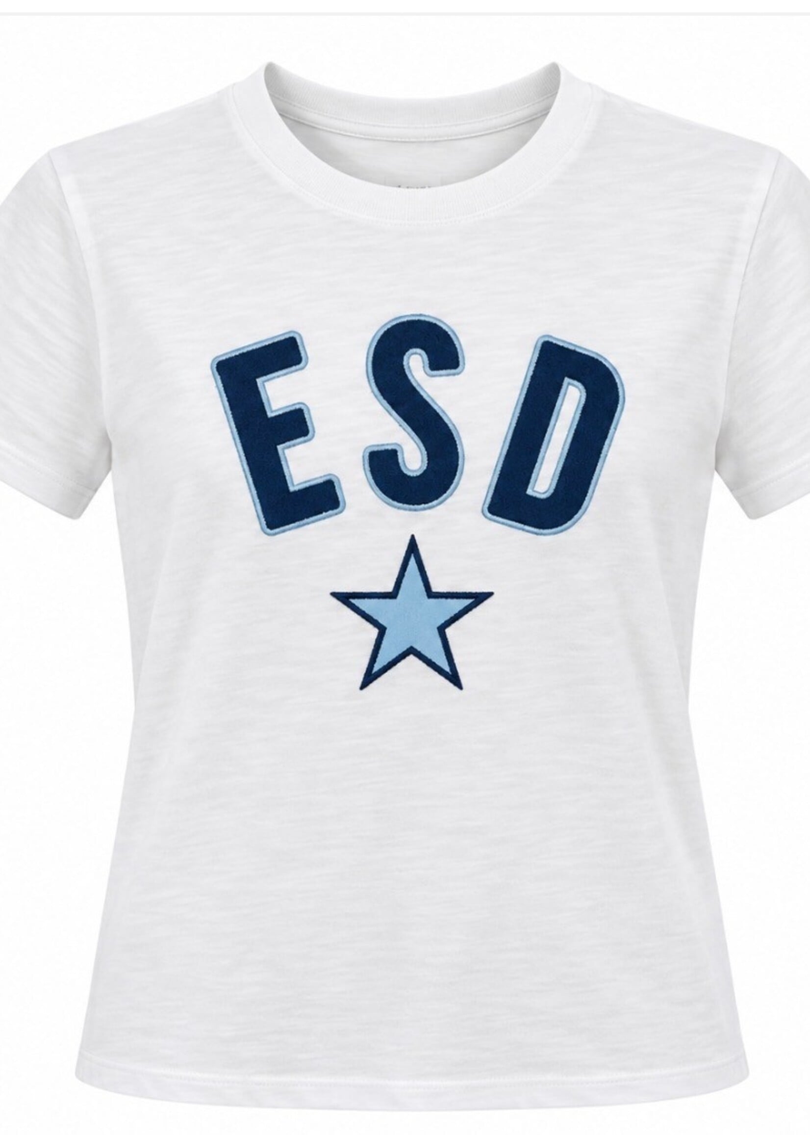 BE COOL ESD STAR APPLIQUE TEE