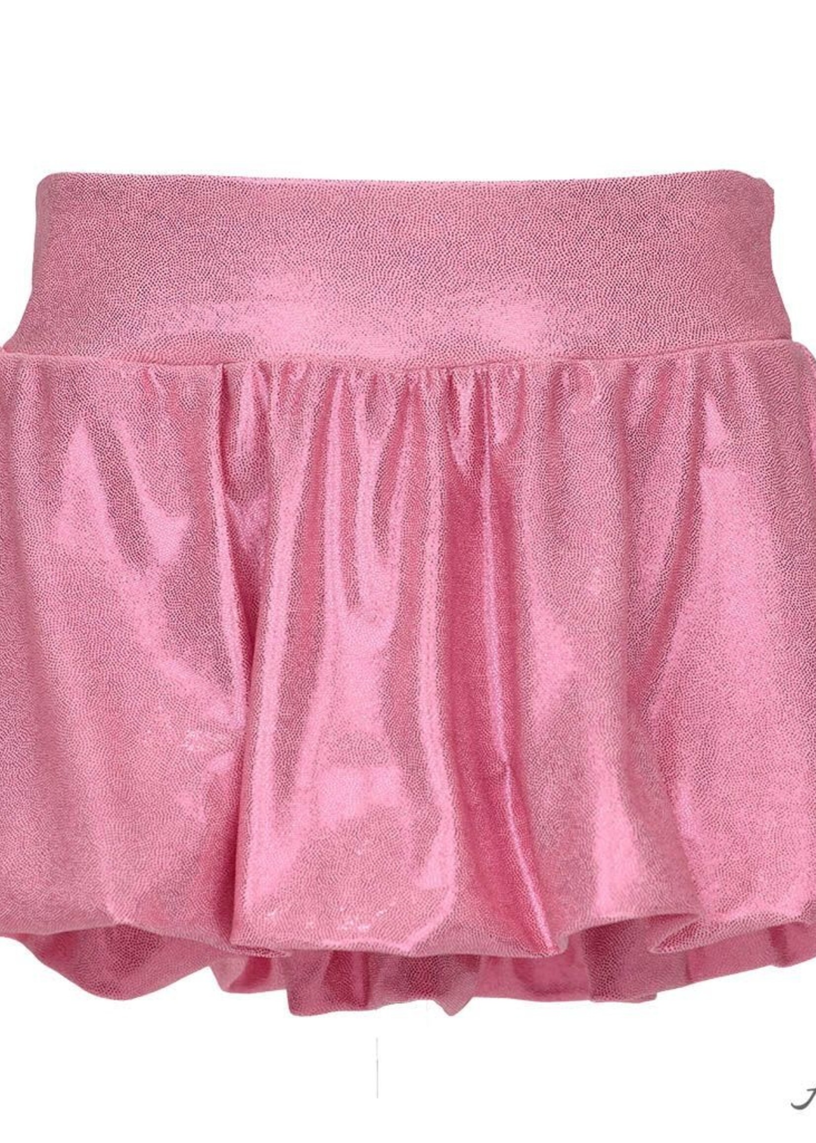 Azarhia Pink Shimmer Bubble Skort