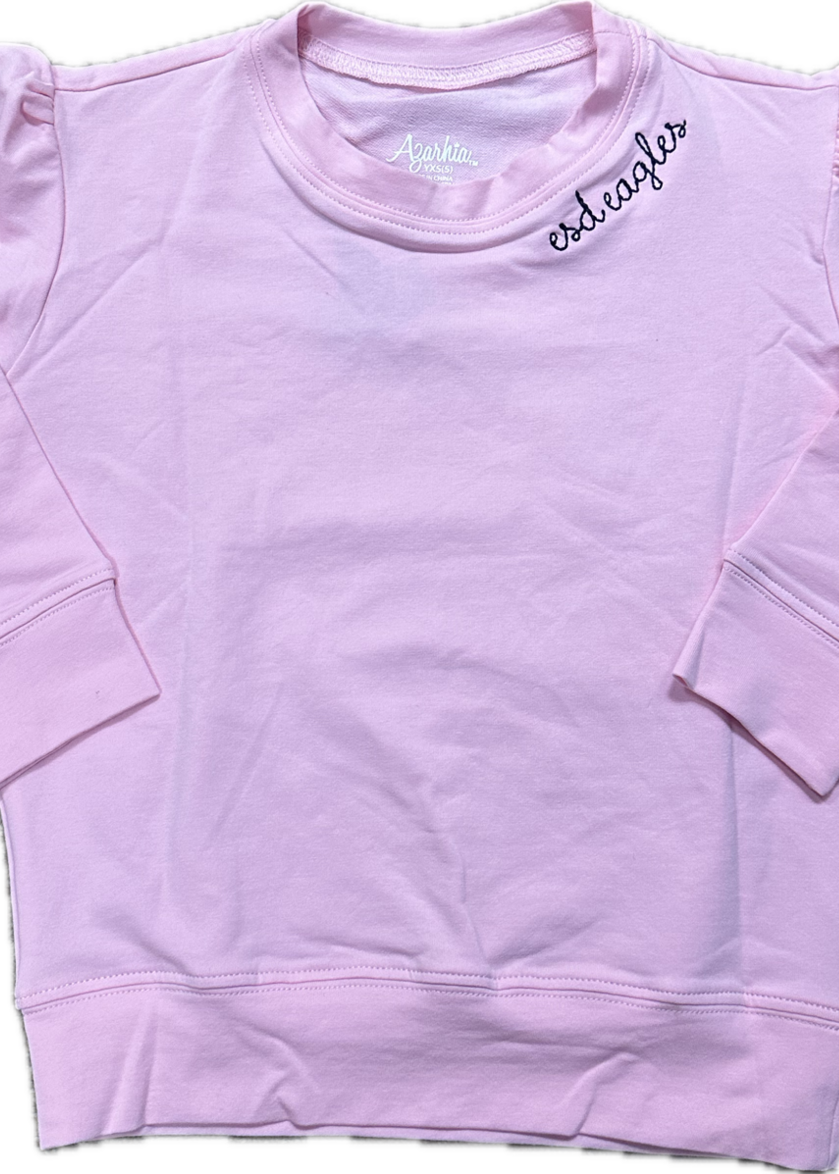 AZARHIA Holly Sweatshirt with Script esd eagles