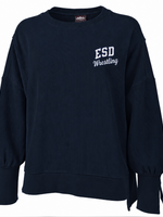 2026 ESD WRESTLING WOMENS RIBBED NAVY SWEATSHIRT