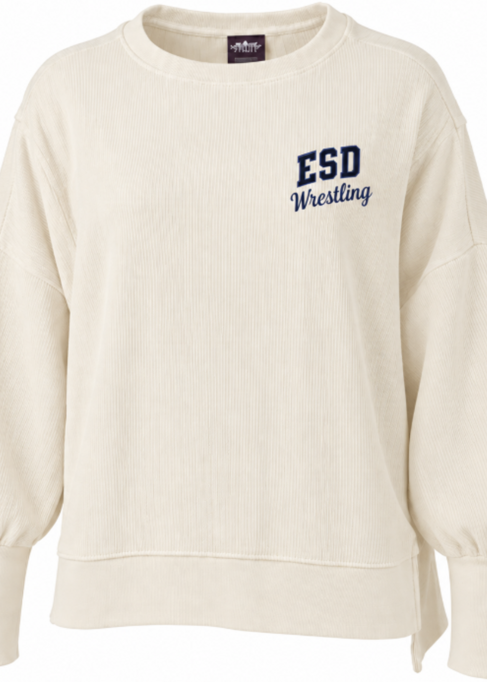 2026 ESD WRESTLING WOMENS RIBBED IVORY SWEATSHIRT