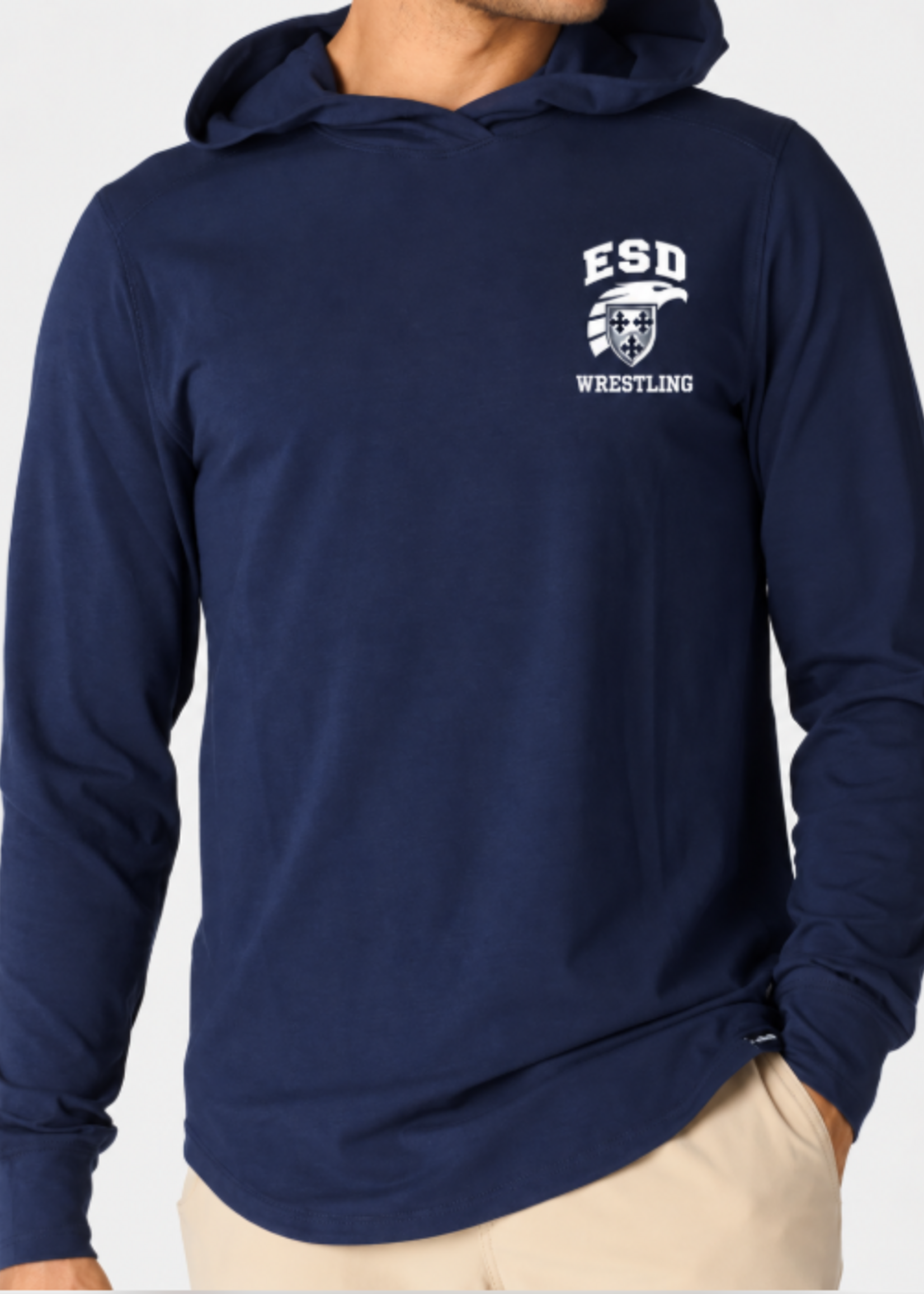 2026 LEGENDS WRESTLING LS Aviation Hoodie NAVY (Lightweight)