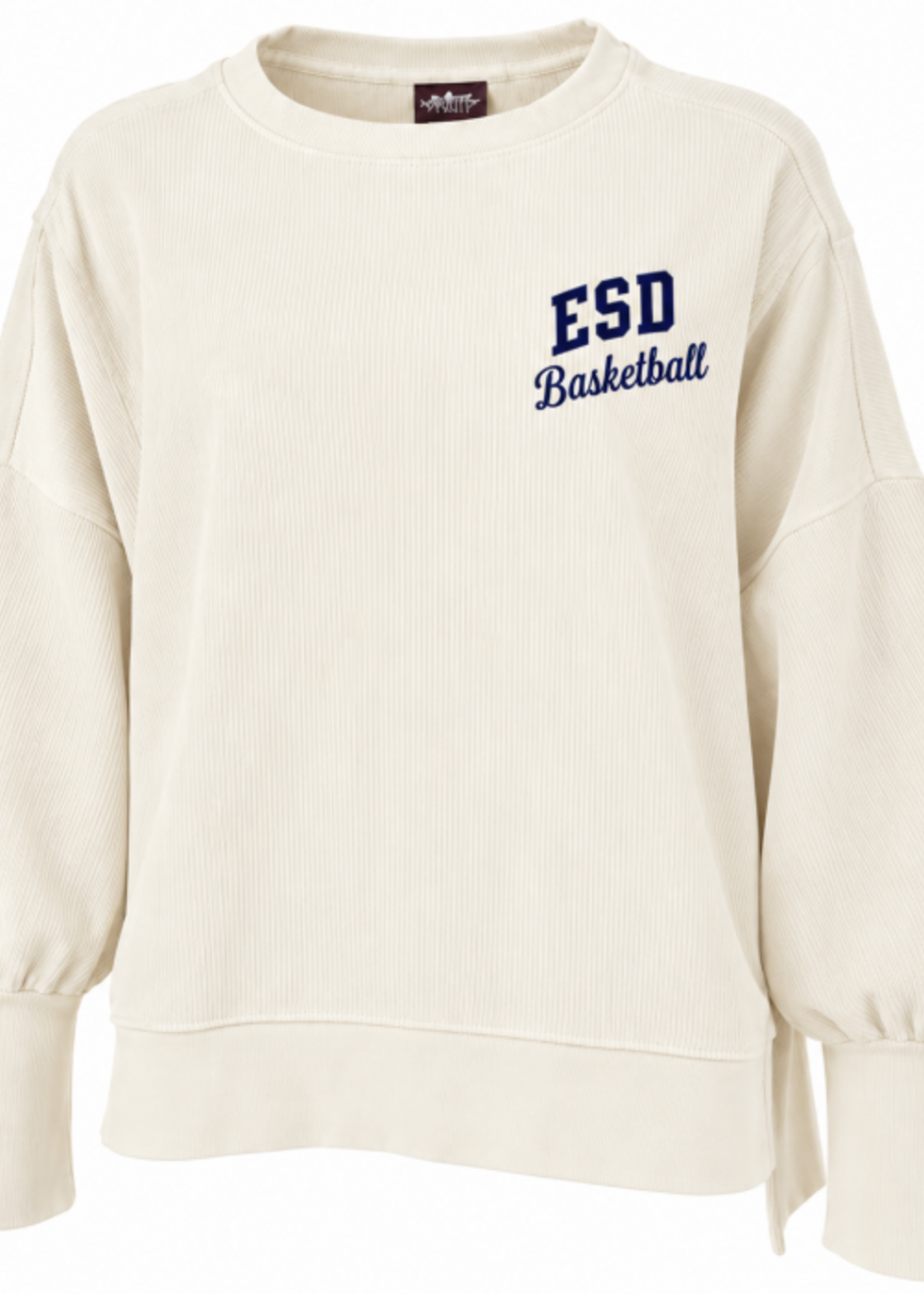 2026 ESD BASKETBALL WOMENS RIBBED IVORY SWEATSHIRT