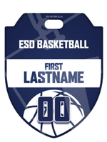 2026 Custom ESD BASKETBALL Bag Tag