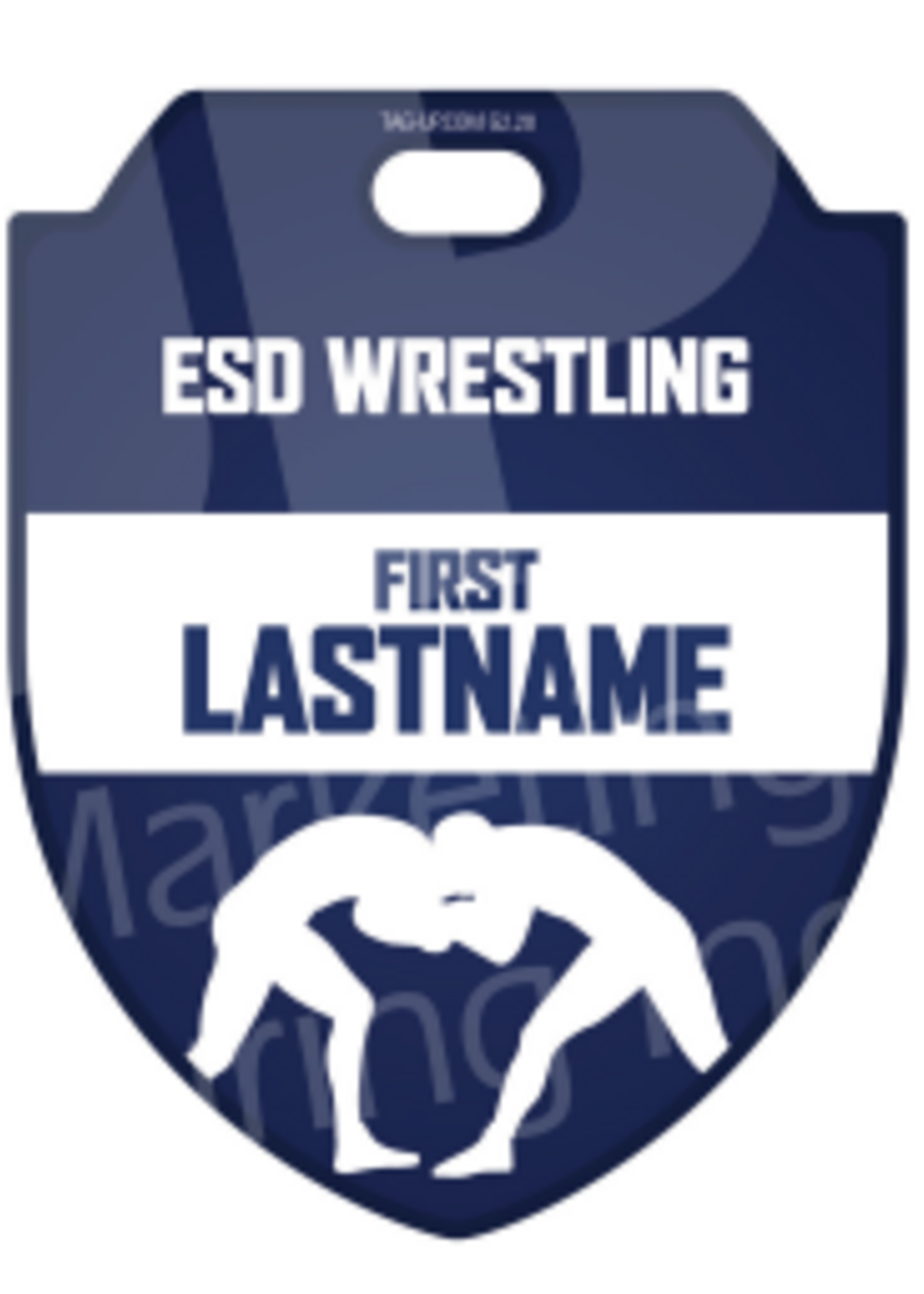 2026 Custom WRESTLING Bag Tag