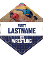2026 Custom WRESTLING Locker Sign