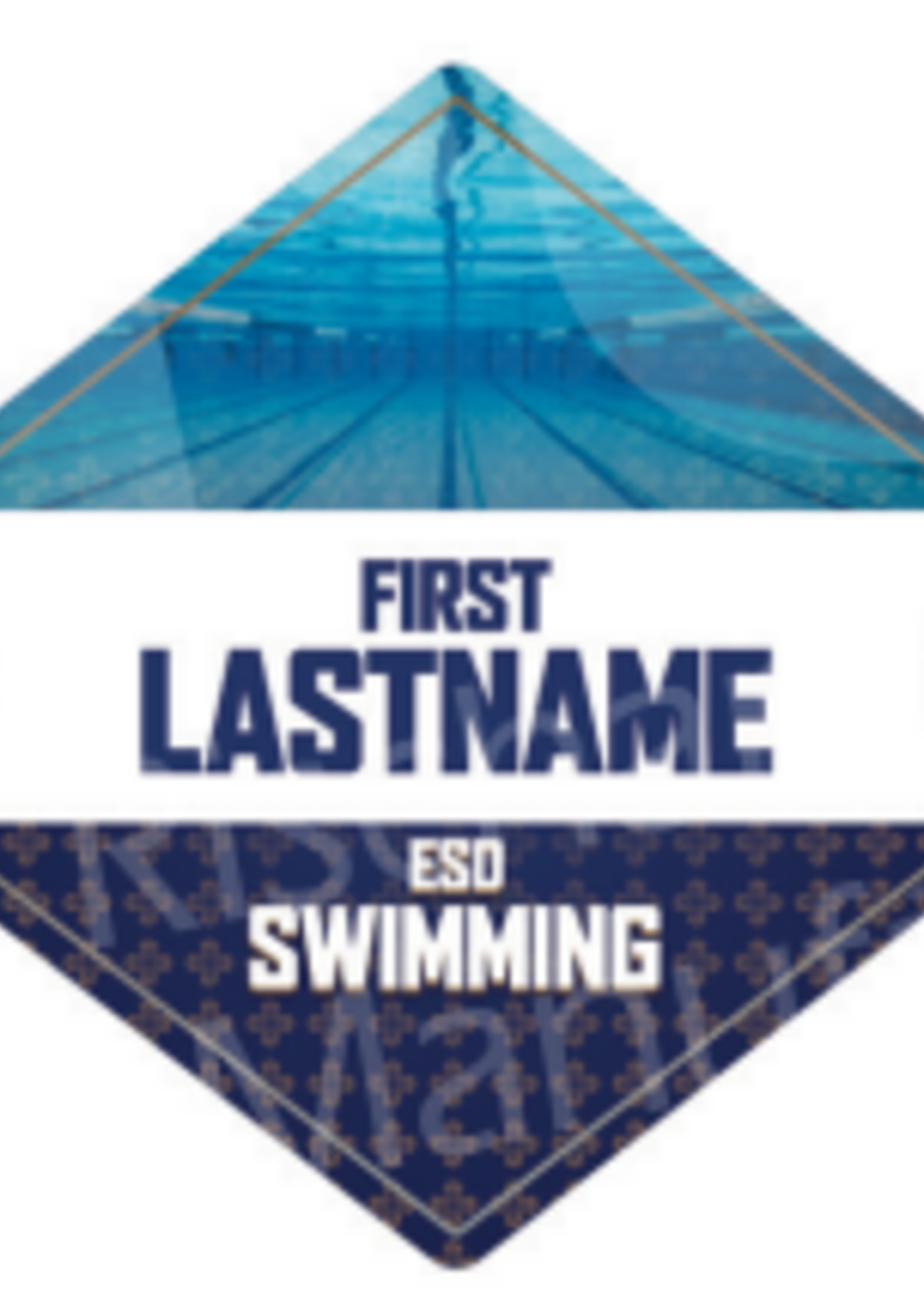 2026 Custom SWIMMING Locker Sign