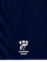 2026 Custom Swim Team Navy Beach Towel