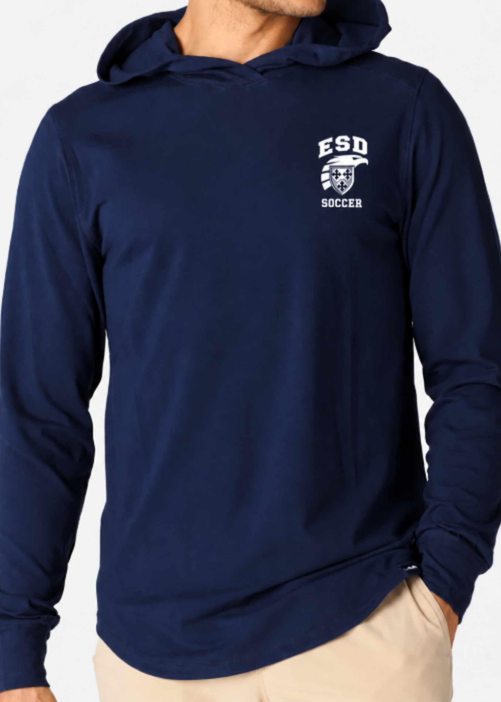 2026 Legends Navy Soccer Lightweight Hoodie