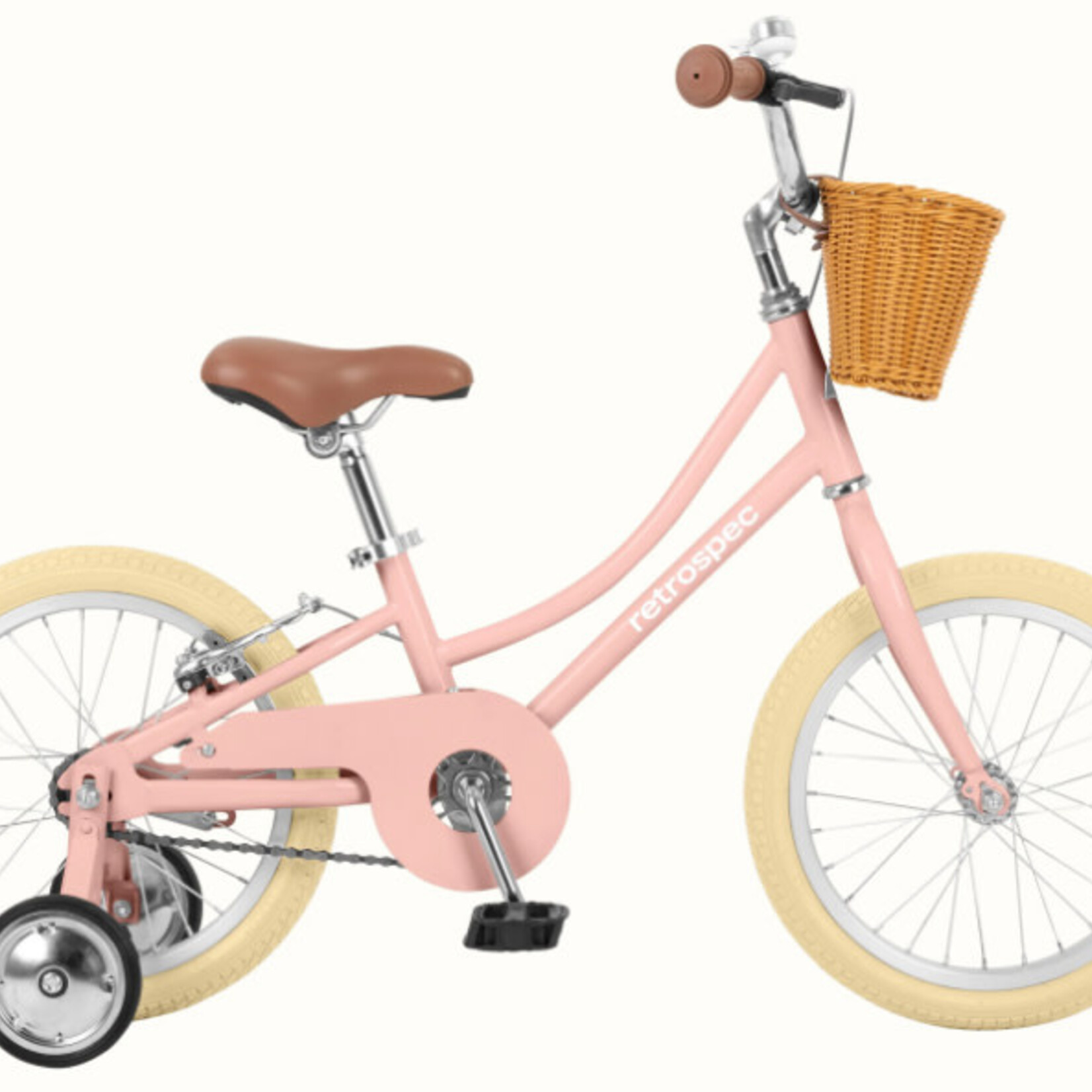 retrospec Beaumont Mini 16" Kids' Bike in Blush pink