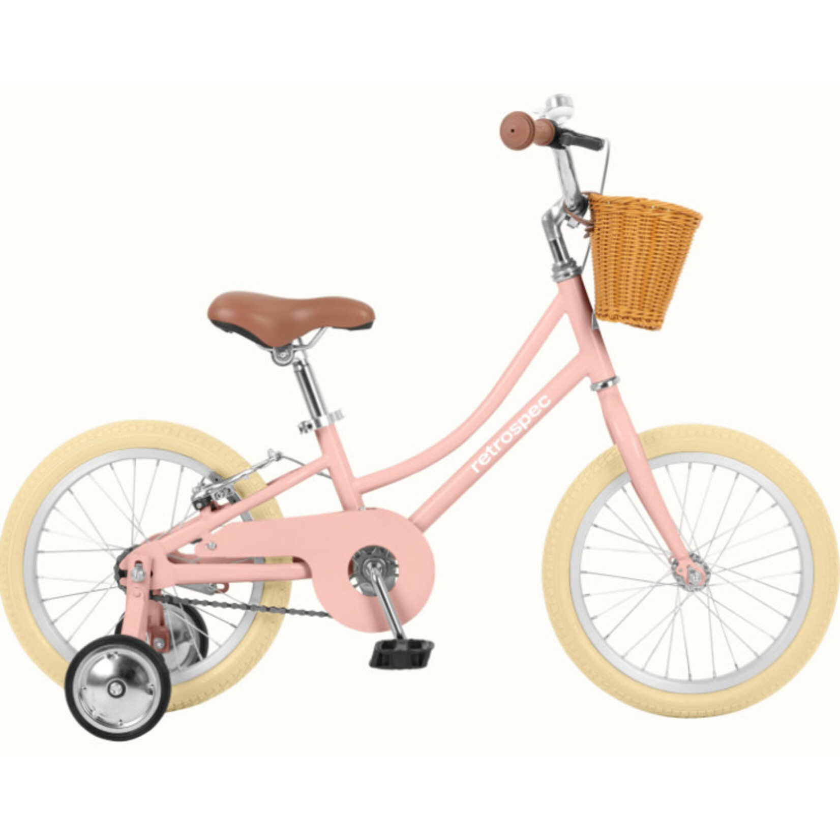 retrospec Beaumont Mini 16" Kids' Bike in Blush pink
