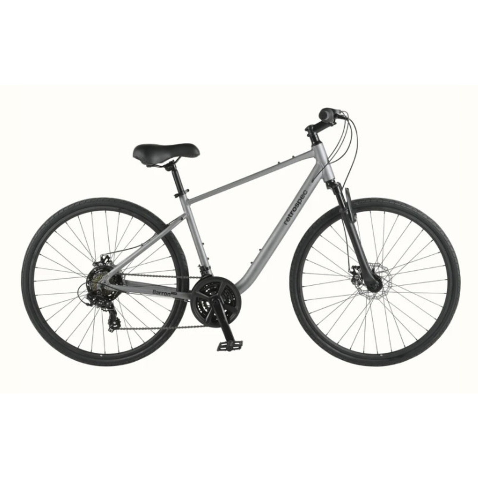 retrospec Barron Plus Comfort Hybrid Bike - 21 Speed